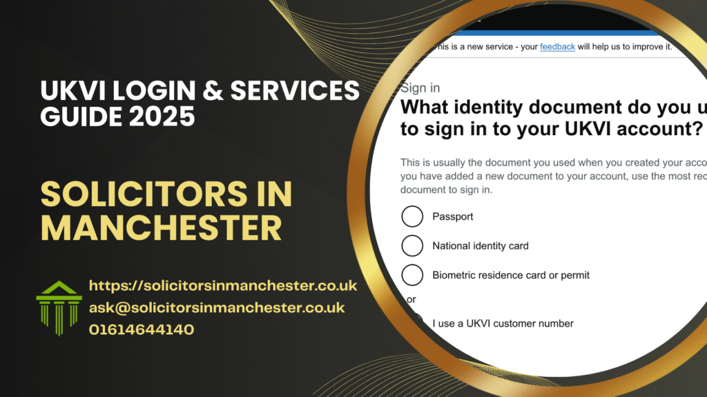 UKVI Login & Services Guide 2025